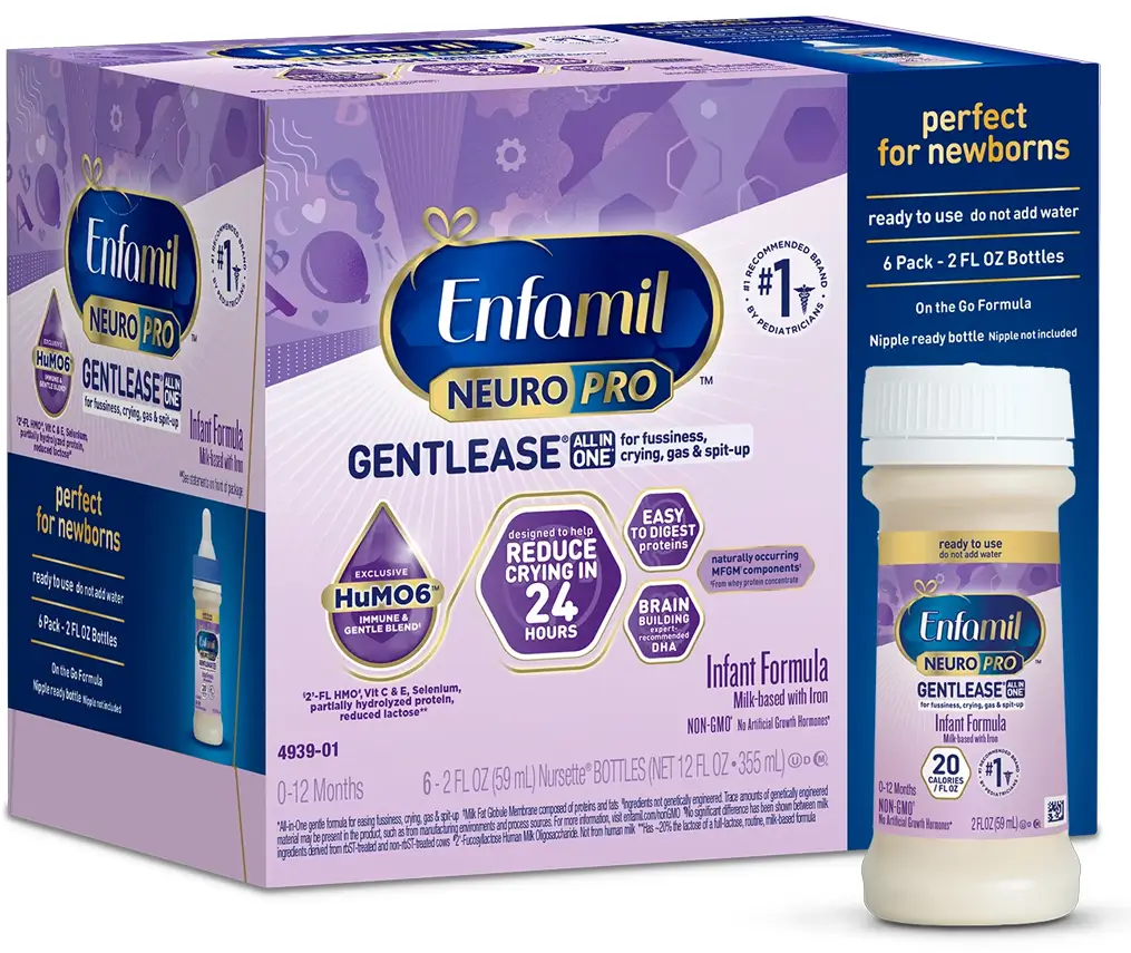 Enfamil NeuroPro Gentlease RTF Infant Formula 2oz 6Ct