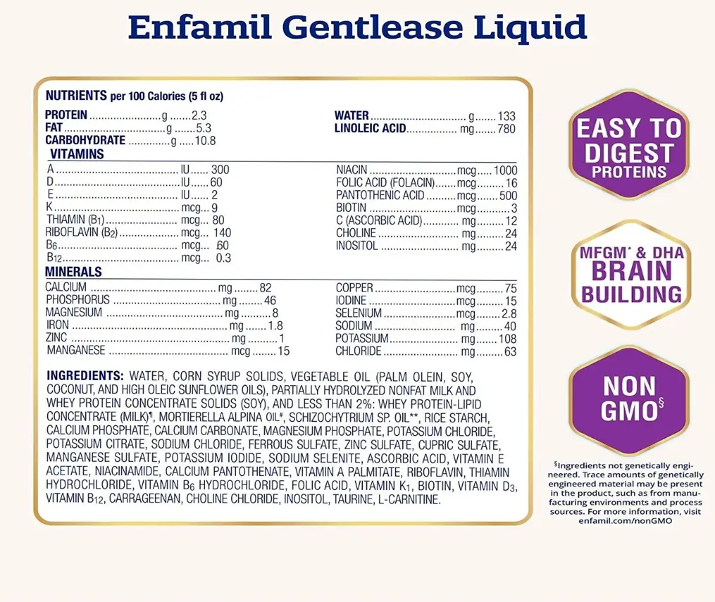 Enfamil NeuroPro Gentlease RTF Infant Formula 2oz 6Ct - Image 2
