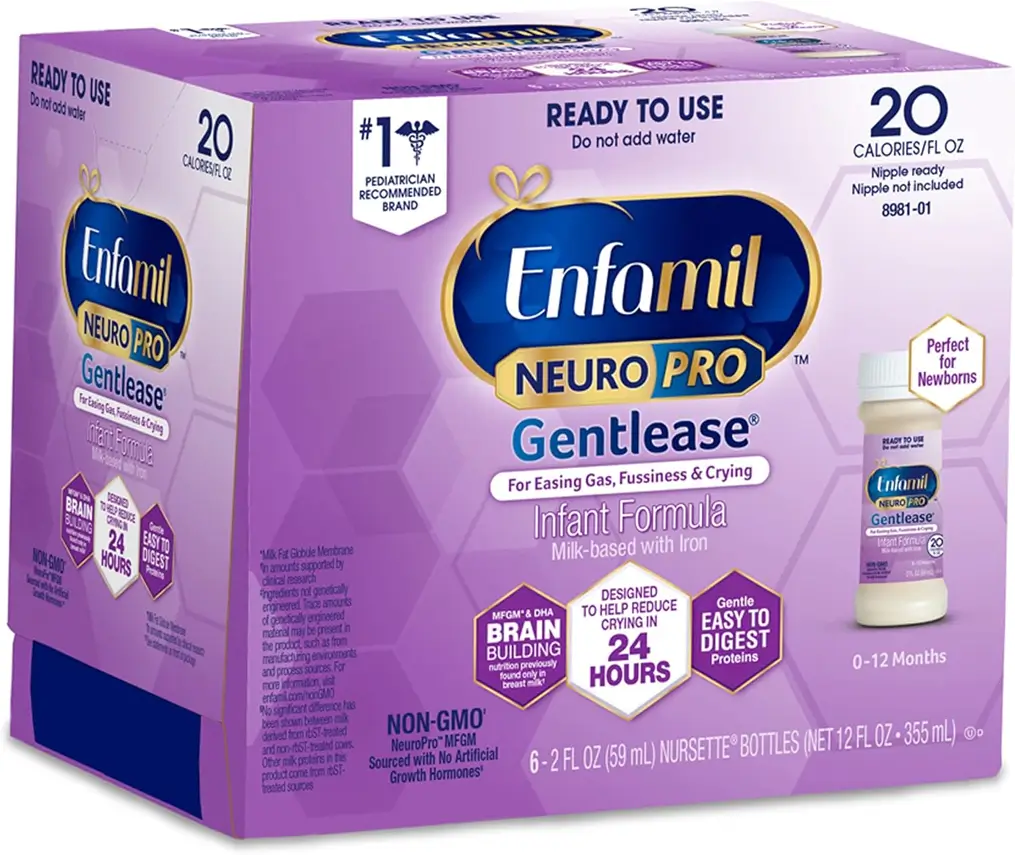 Enfamil NeuroPro Gentlease RTF Infant Formula 2oz 6Ct - Image 4