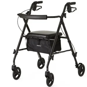 Medline Ultralight Rollator Black 1Ct