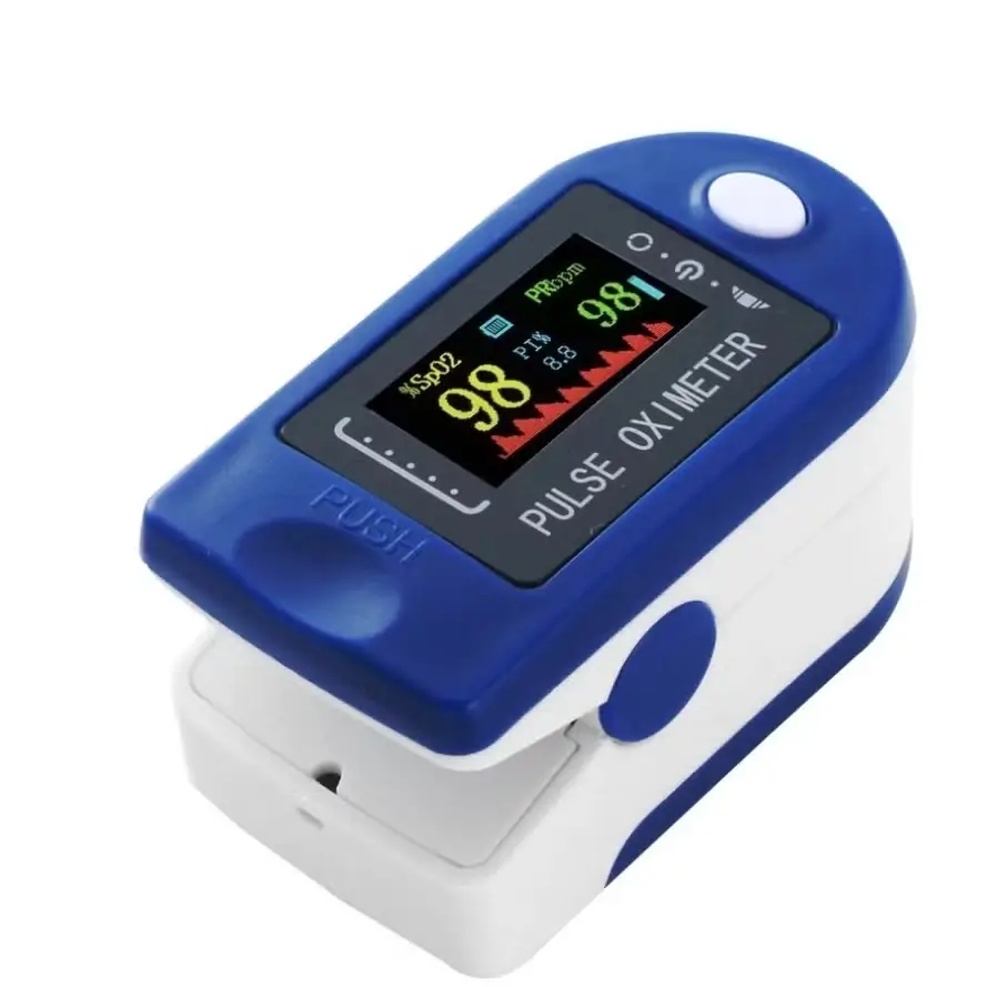 Soft Touch Fingertip Pulse Oximeter, Digital Display, Adult